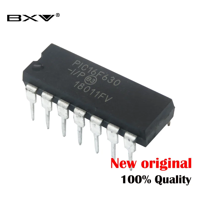 (5piece) PIC16F630-I/P DIP14 PIC16F630-I DIP PIC16F630 DIP-14 16F630 new and original IC