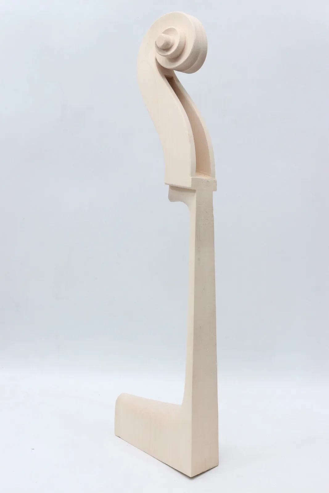 New 3/4 Size Upright Double Bass Neck Nonporous High Quality Maple Wood Unfinished Bass Parts Undrilled DIY Project