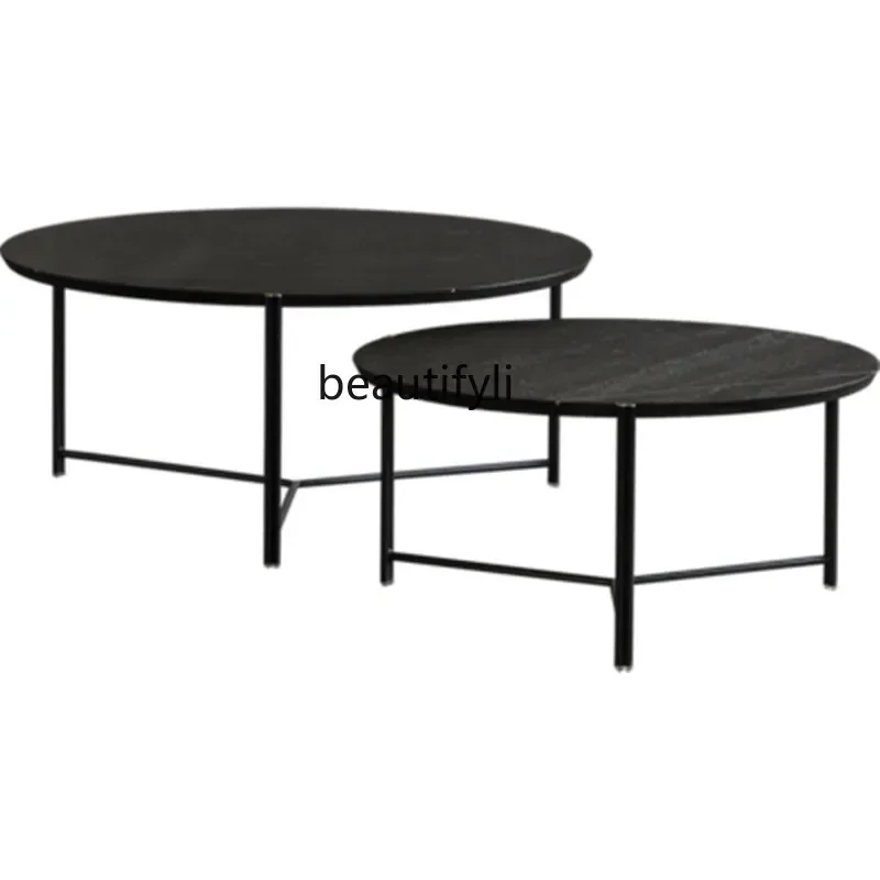 

3Nordic Modern Urban round Iron Nested Tables Side Table Combined Tea Table
