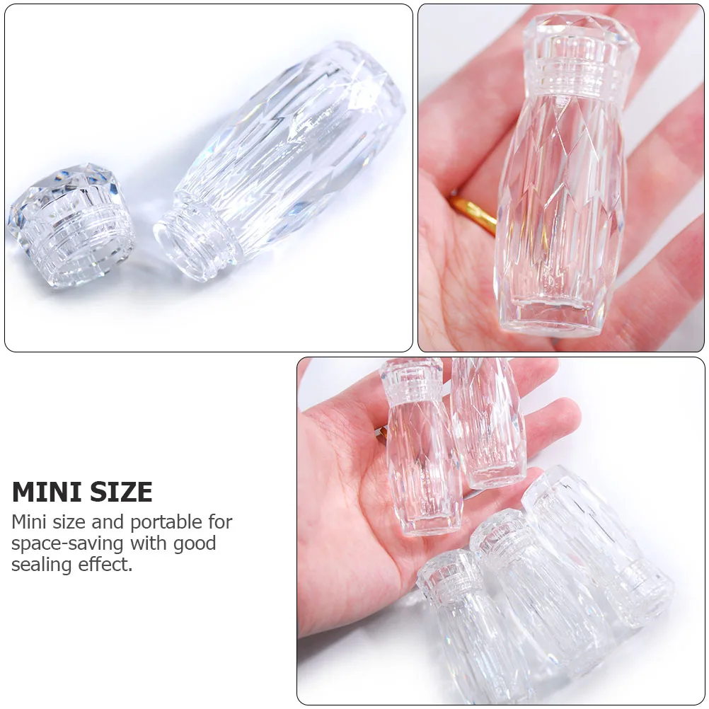 

8pcs Dispensing Bottles Travel Empty Liquid Storage Containers For Lotion Cream Samples Facial Beauty Supplies Mini