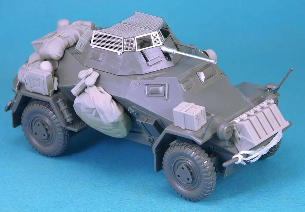 1/35 Casting Resin Model Assembly Kit, GK,Resin Sdkfz.222 Modification, Unpainted