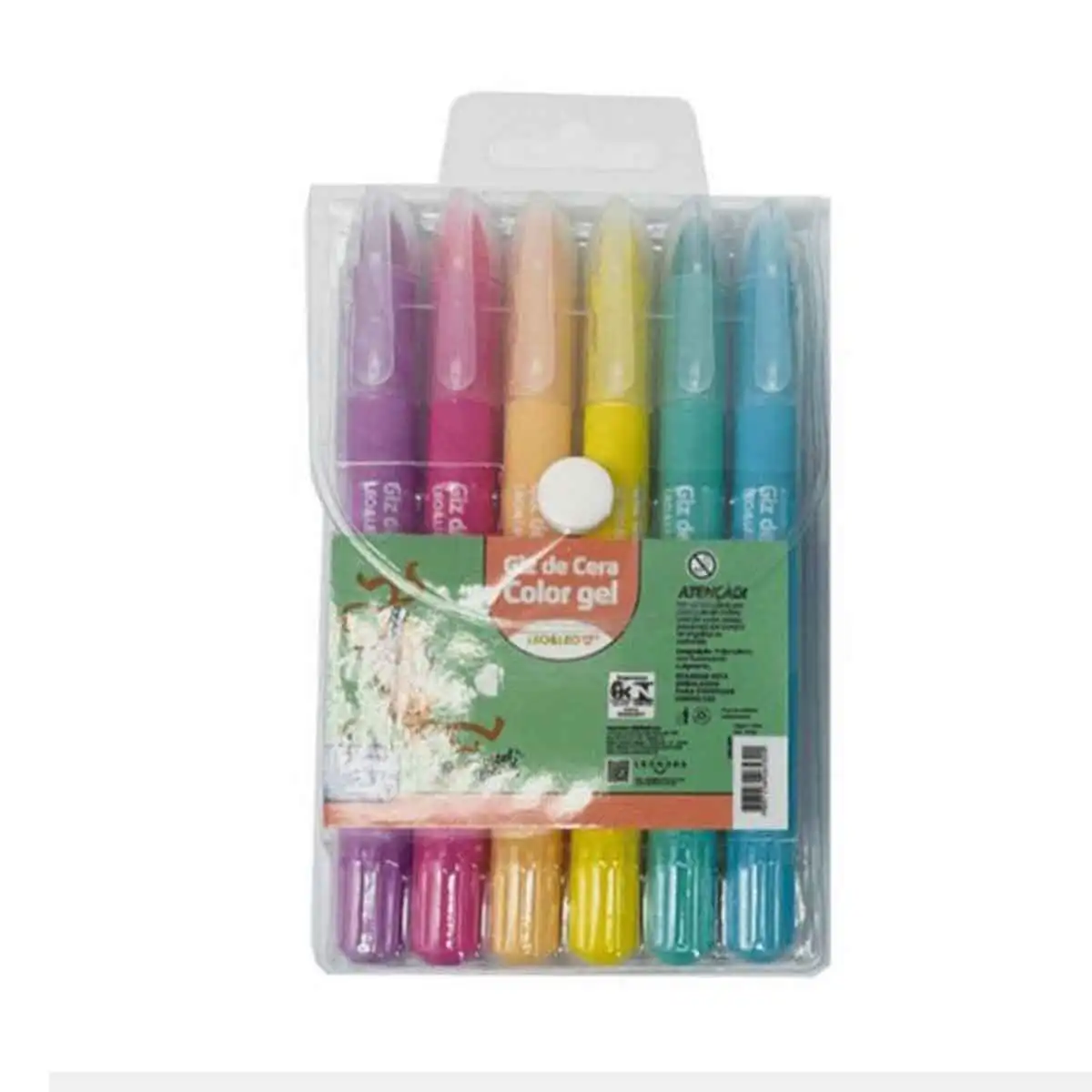 Tom Pastel Leo 6 Colors Gel Wax Chalk