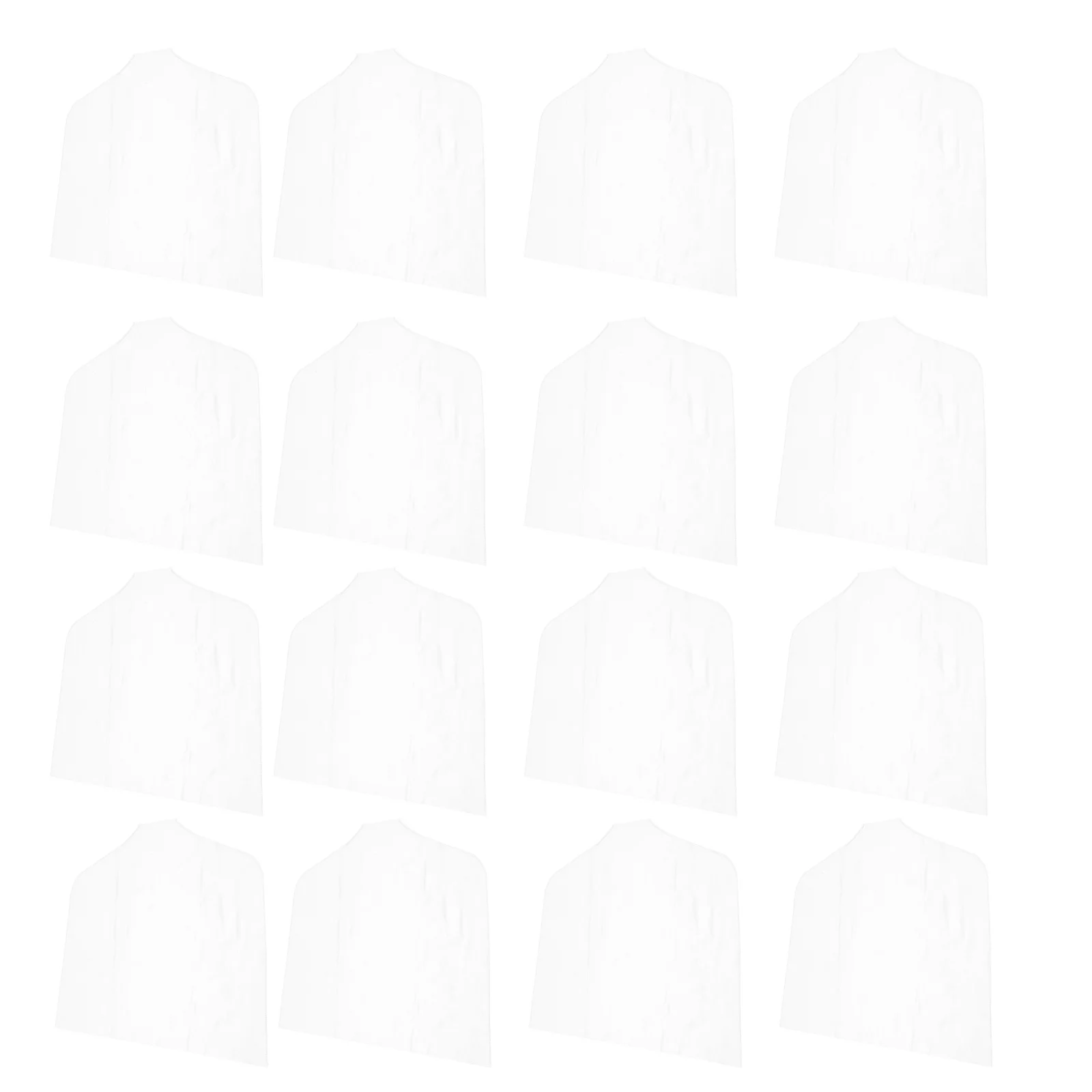 

20pcs Clothing Covers Dust Proof Waterproof Moisture Resistant Home Hanging Clothes Cover Overcoat Storage Bag Garment