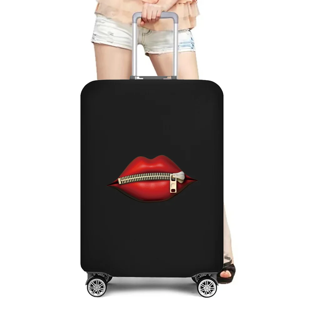 2022 Travel Luggage Suitcase Protective Cover for Trunk Case Apply To 18\'\'-28\'\' Suitcase Cover Elastic Mouth Printed Dust Cover