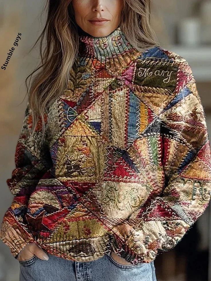 

Autumn Winter Women's Sweater Fashion Casual Warm Cozy Skin-Friendly Soft Daily Wear Christmas Gift Santa Hoodie Knit Top​