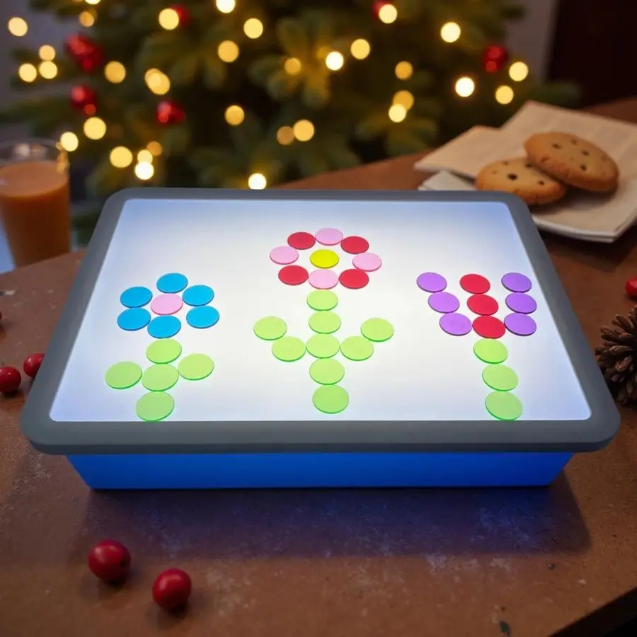 

Световой стол, светлая яркая игрушка для детей и взрослых, идеально подходит для отслеживания, прозрачная игрушка, математический усилитель сортировки, более, обучение, Sens