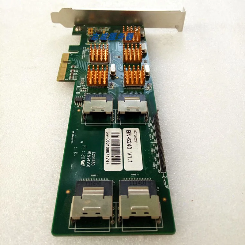 BN-6240 BN-HBA-16 V1.5 For Brainaire 3910 Network Storage SAS Card