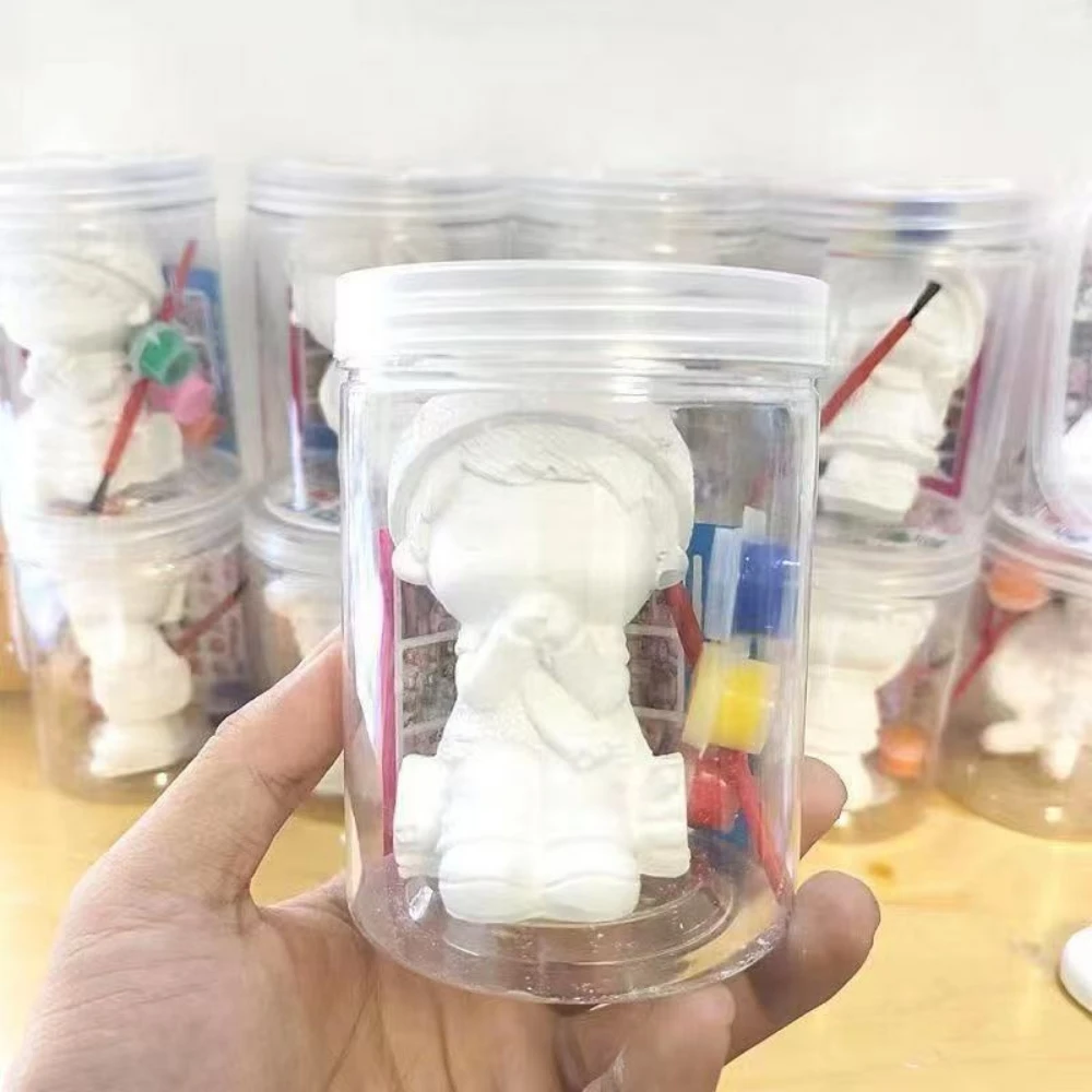 3/5Pcs Bucket Fun DIY Graffiti Dolls for Birthday Wedding Carnival Celebration Easter Children's Day Party Gifts School Prizes view 4