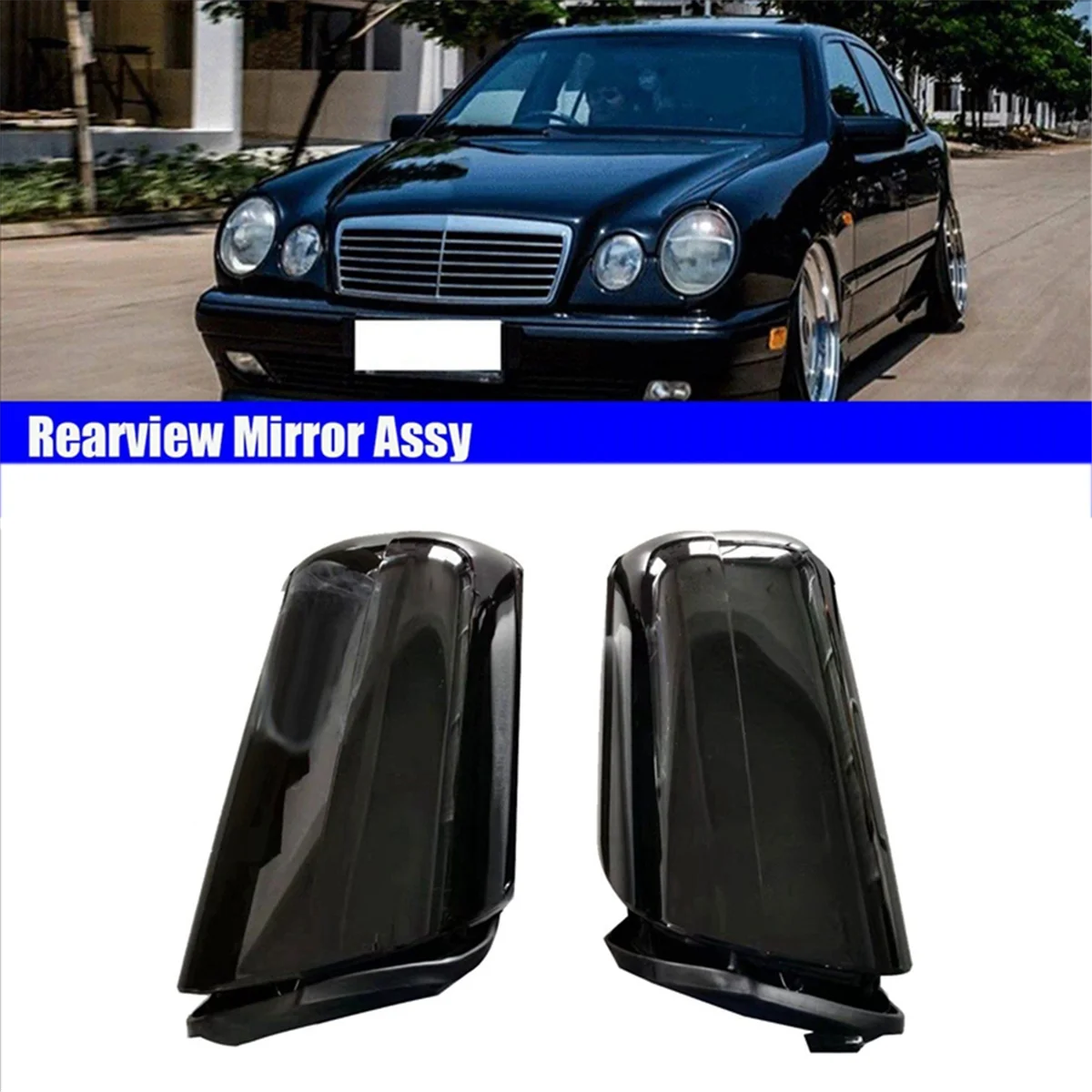 Front Left Side Power Mirror for Mercedes Benz C-Class W210 W202 C220 C230 C280 1994-2000 Outside Rearview Mirror