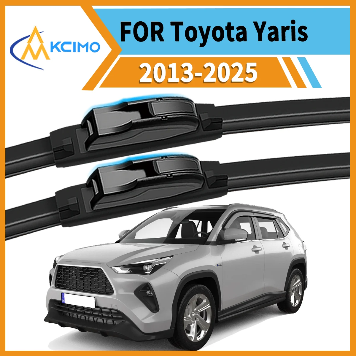 

Drive with Confidence 2PCS Wiper Blades for Toyota Yaris 2013-2025 All-Weather Performance Smudge-Free Durable & Quiet