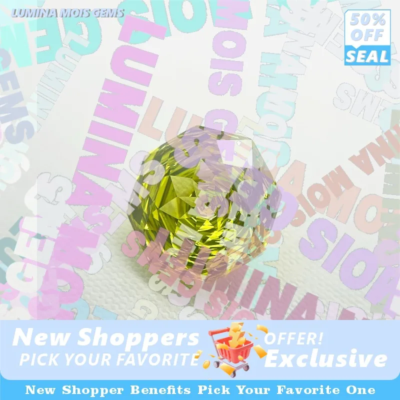 

Z-Cubic Zirconia Stone Octagon Rose Cut Apple Green Color 14mm-18mm Loose Stones Used for DIY Jewelry Making Inlay Main Material