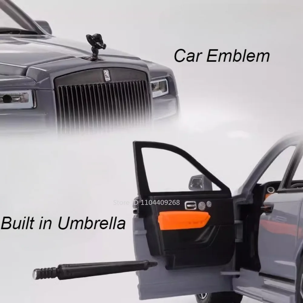 حجم كبير 1:20 رولز رويس كولينان AE86 سيارة لعبة مجسمة ضوء الموسيقى التراجع الحرة عجلات نماذج السيارات الأطفال الكبار الهدايا