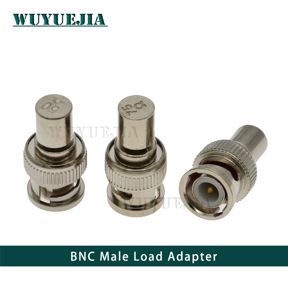 Q9 BNC Male/Female to BNC Male/Female Jack Bulkhead Straight Connector BNC3.5mm Mono BNC Male Load 50/75 Ohm RF Adapter for CCTV