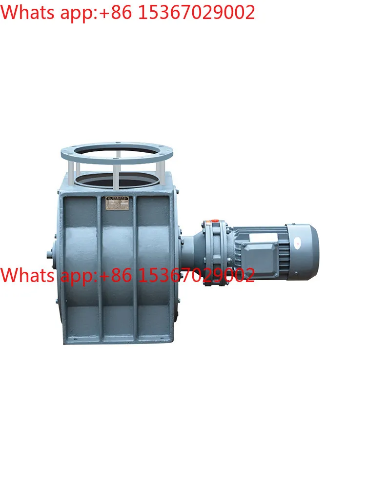 High sealing star unloader stainless steel shutter anti-blocking air shut-off rotary impeller ash unloading valve