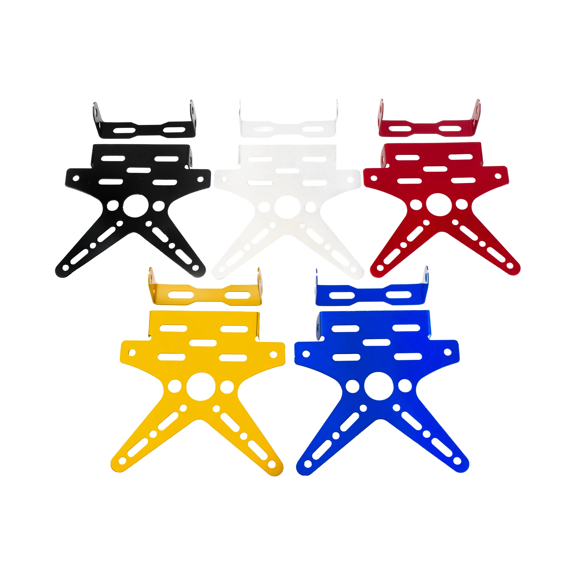Motorcycle License Plate Holder Swallow Shape Design  Universal For Honda Yamaha Suzuki ATV Pit Dirt Bike Motocross Accessories