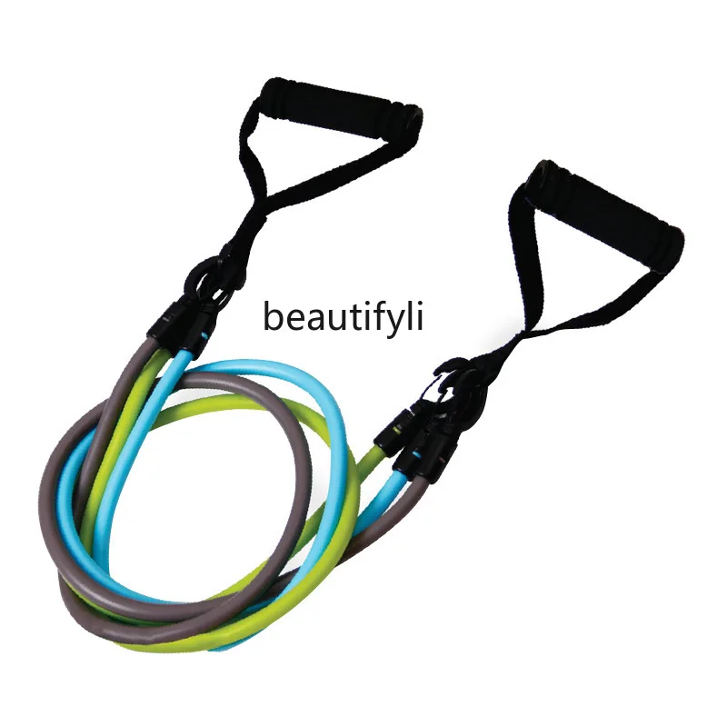 

Adjustable tension rope bench push rod combination set Fitness equipment Household resistance belt Multifunctional