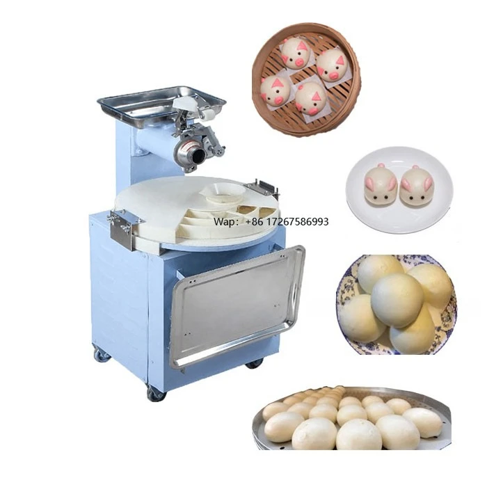 

30 Pcs/min Bread Dough Ball Machine Making Commercial Dough Rounder Machine Berad Rounding Pizza Dough Divider Cutting Machine