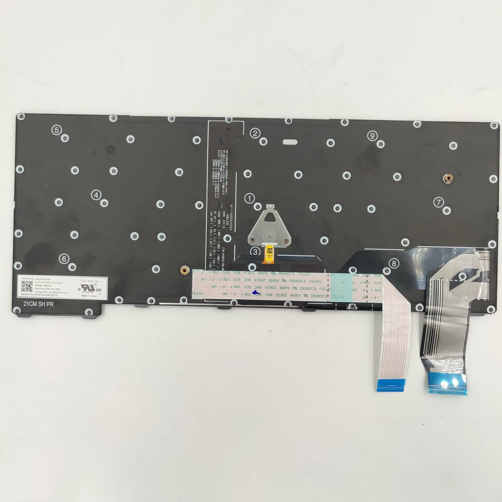 

US FR Layout for Lenovo Thinkpad X13 Gen3 21BN 21BQ 21CM 21CN 5N21H76804 Laptop Keyboard