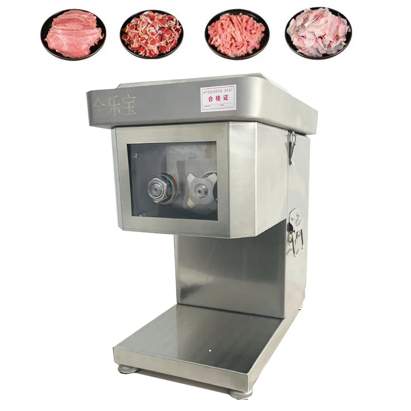 

New product Commercial Meat Cutter Slicer Desktop 110v / 220v Electric Lamb chicken meat Cutting Machine