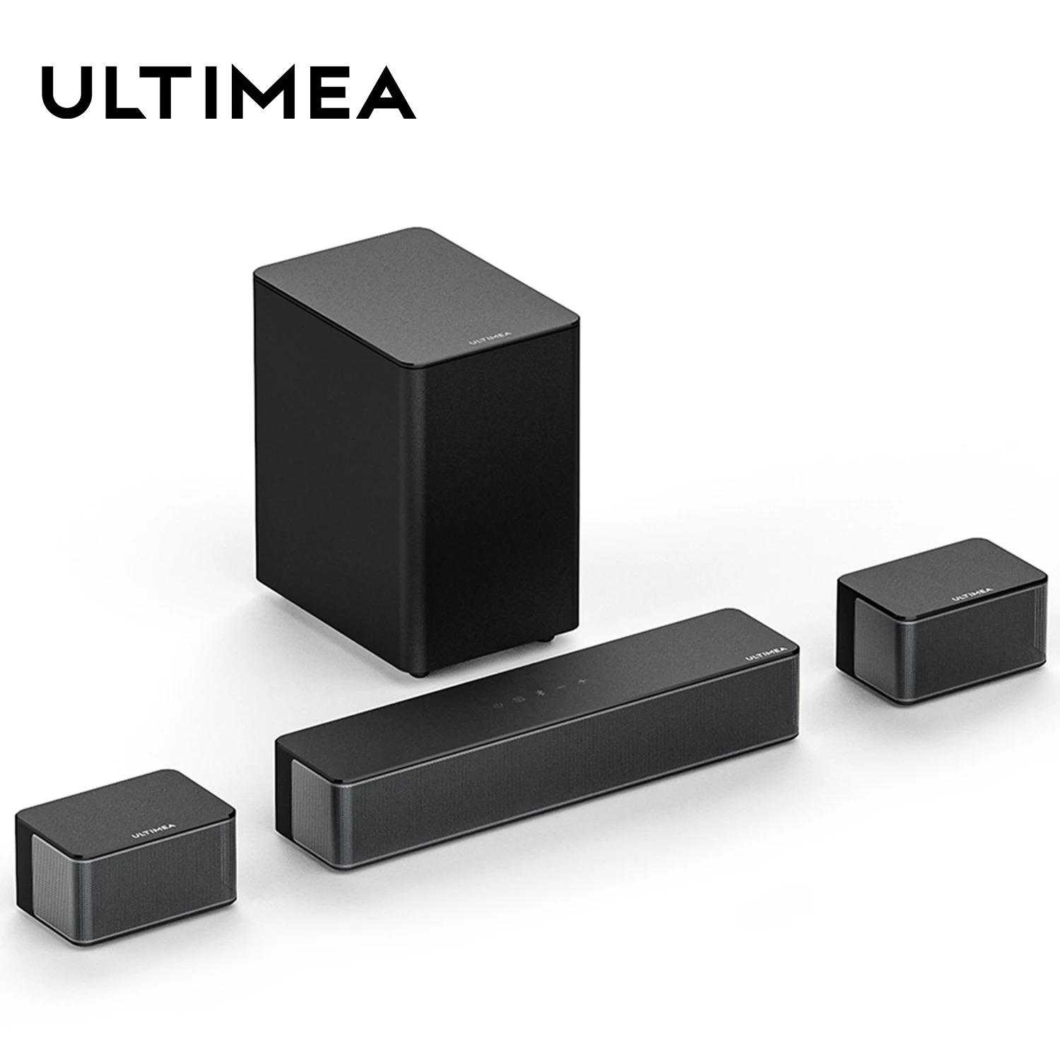 

ULTIMEA 320W 5.1 Soundbar for Smart TV,3D Virtual Surround Sound System,Sound Bars for TV with Subwoofer and Rear Speakers