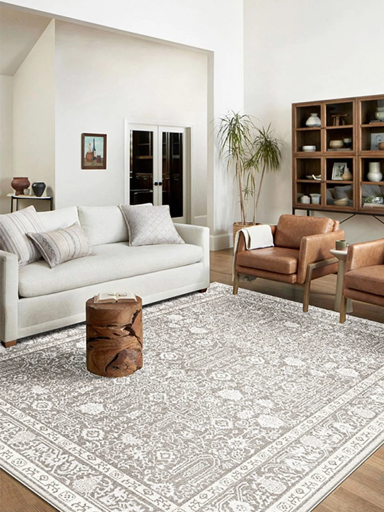 

Modern Vintage Carpet Morocco Living Room Area Rug Home Sofa Coffee Table Floor Mat Large Center Rug Non-slip Bedside Study Mat