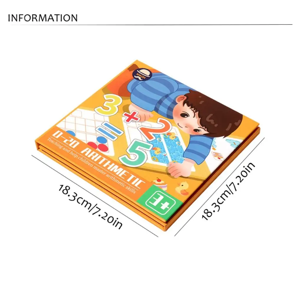 Educational Magnetic Learning Math Toys Colorful Book Learning Teaching Aids Montessori Subtraction Arithmetic From 0 To 20 Toys