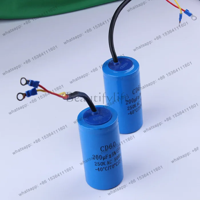 

CD60 250V series 200uf starting capacitor, excellent motor air compressor