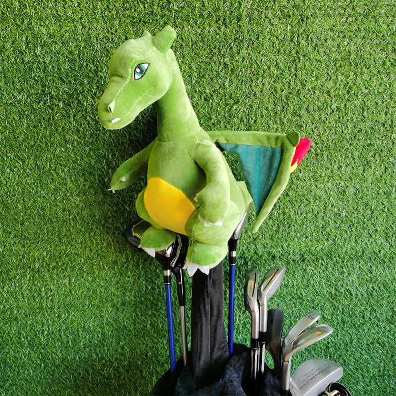 

Головной убор для водителя гольфа Fire Dragon, плюшевый деревянный чехол для головы 440cc, большой запас, Прямая доставка