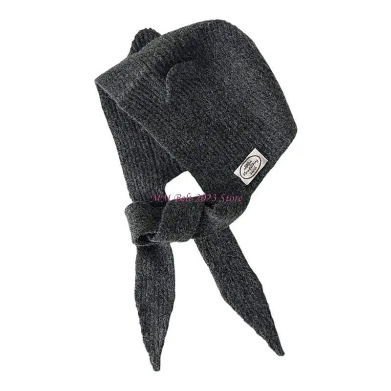49ME Kids Winter Scarf Hat with Adorable Cats Ears Ages 6 to 15 Soft Acrylic Warm Hat
