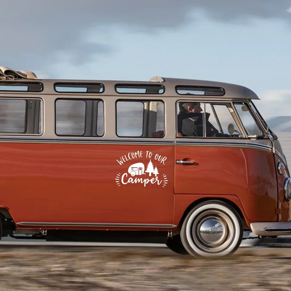 

1pc Campervan Large High Quality Grade Decals Adventure Camper Car Van Motorhome Stickers Accessories Decals Auto Accessories