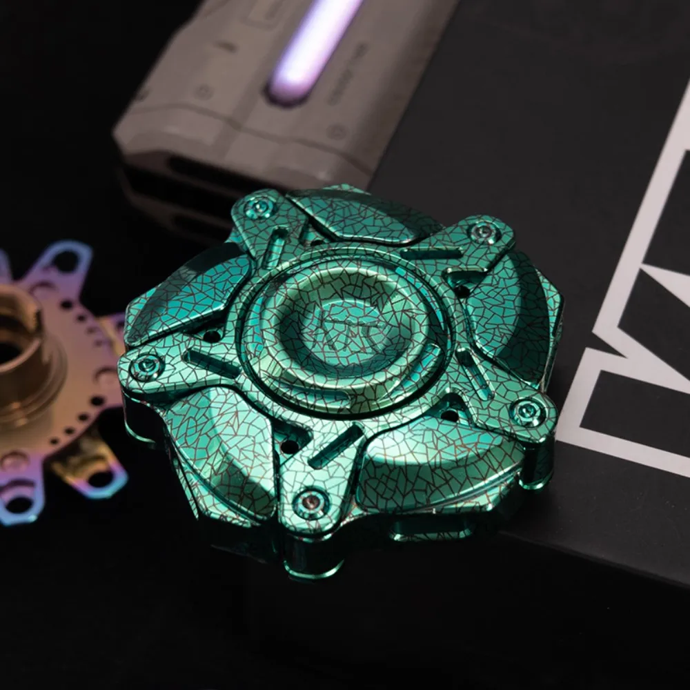 KTS EDC Origin-5 Fidget Spinner Metal Fidget Toy For Adults Five-Bladed Fidget Spinner Office Desk Accessories Gyro