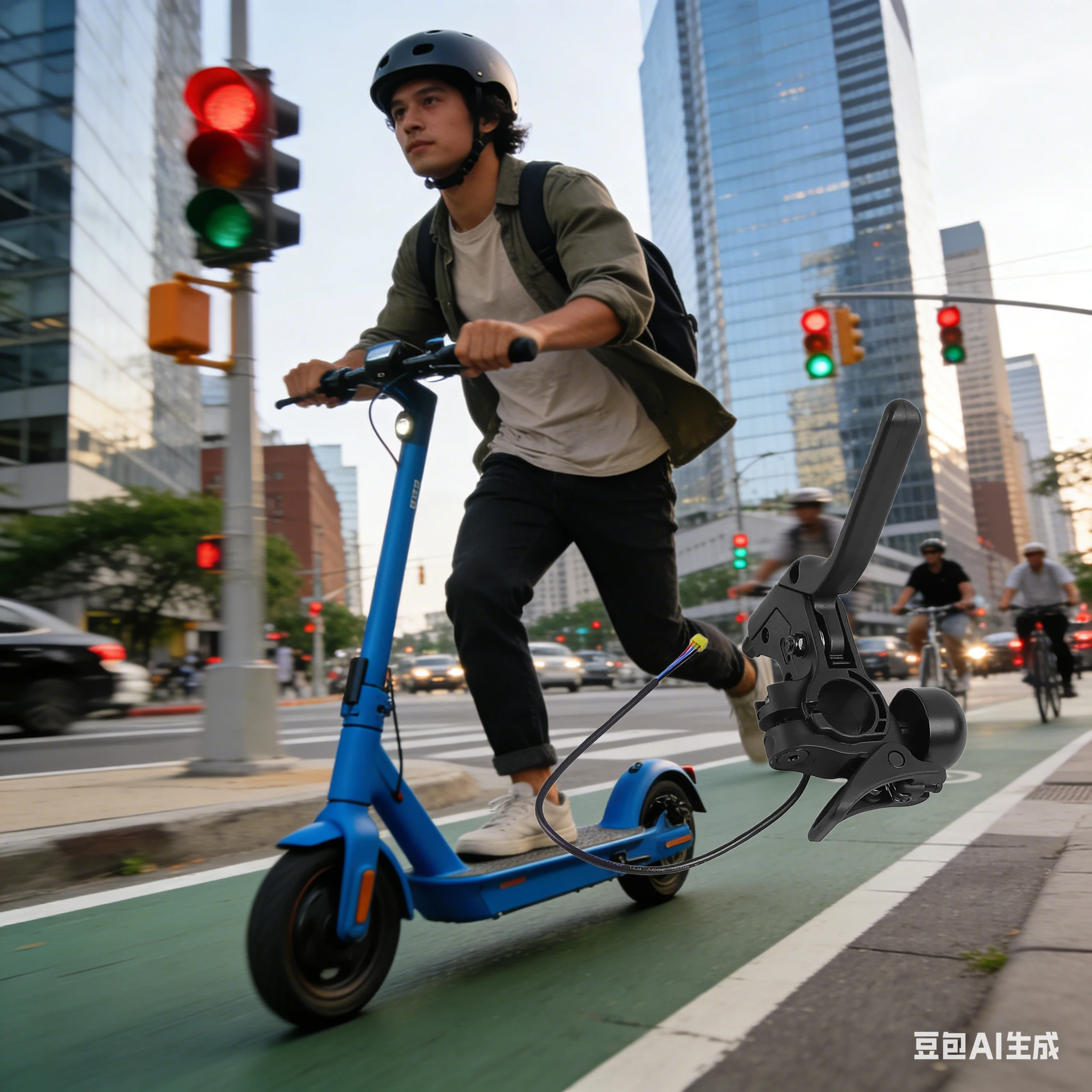 

Electric Scooter Power-off Brake Handle For Ninebot E3 E3 Pro E-scooter Handlebar Mechanical Brake Lever Scooter Modified Parts