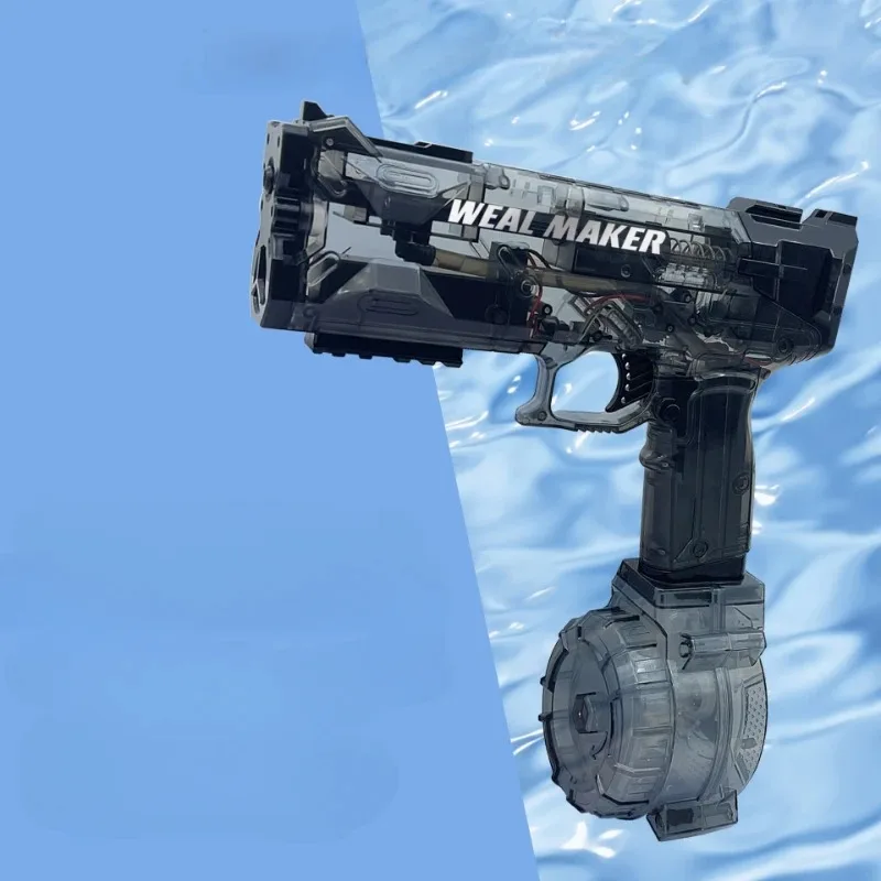 Nowy elektryczny pistolet na wodę Automatyczny pistolet zabawkowy o dużej pojemności Pistolet na wodę na zewnątrz Letnia plaża Cs Pubg Prop Prezent