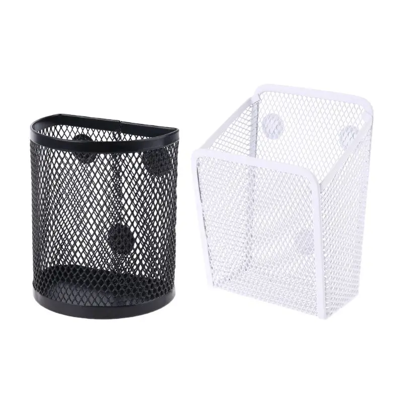 Metal Wire Mesh Basket Storage Box Pen Pencil Makeup Kitchen