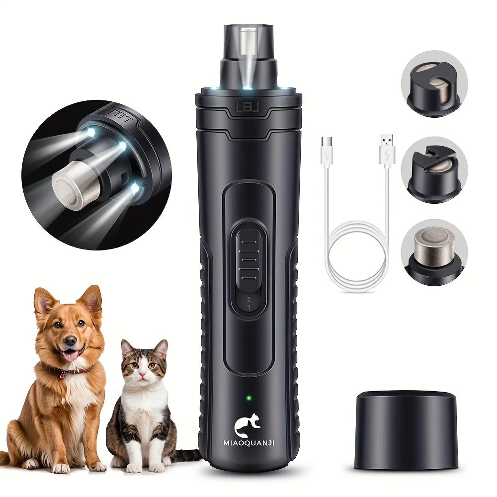 

F3 Pet Nail Grinder with Light, Electric Cat And Dog Nail Clipper, Pet Nail Clipper.