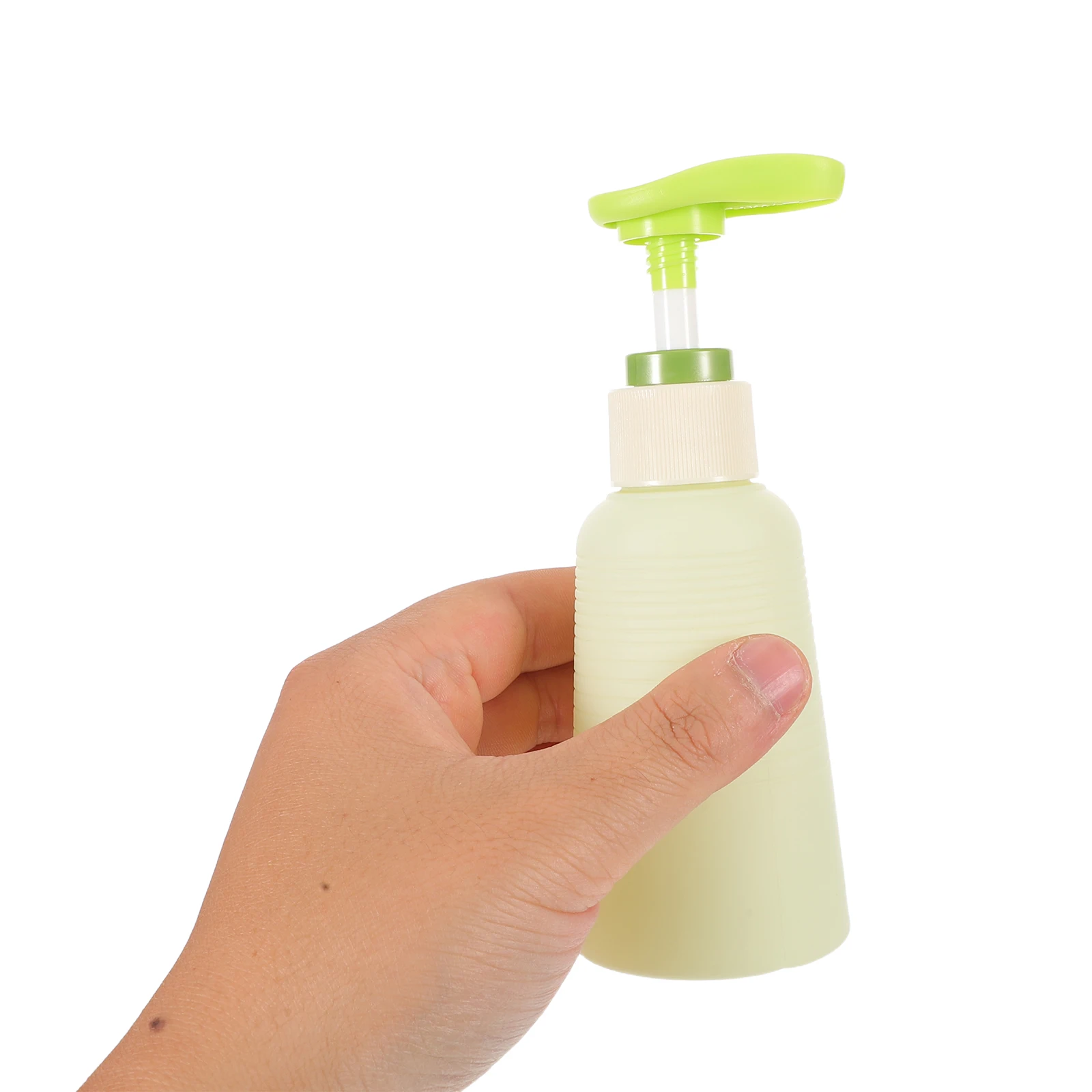 

10pcs Travel Toiletry Bottles 100Ml Avocado Green Refillable Airless Pump Containers Leakproof Skincare Lotion Shampoo Dispenser