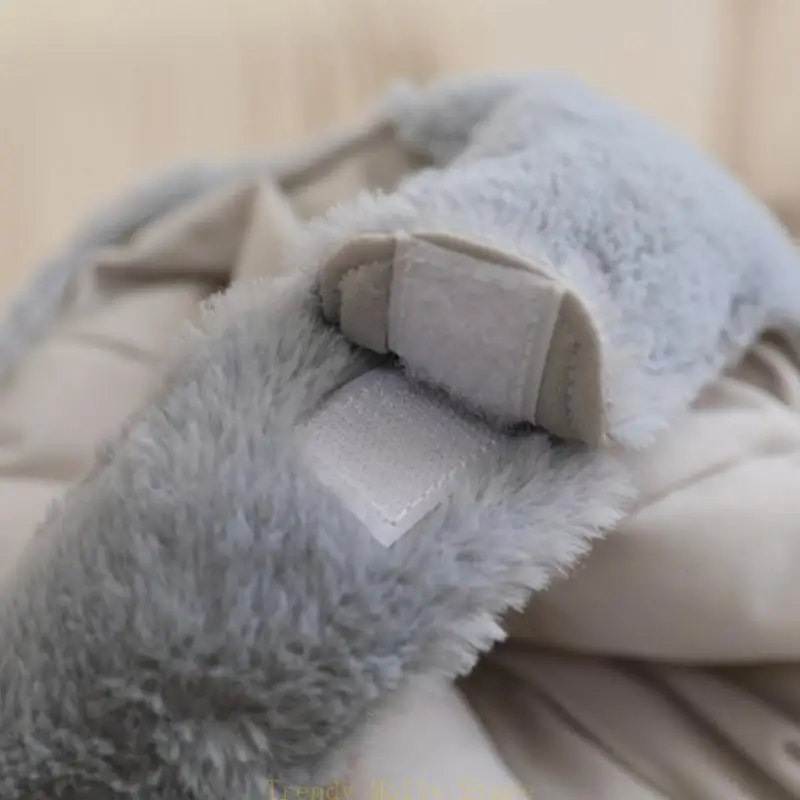 Halloween Koala Furry Hat Headgear Plush Head Cover for Masquerades Halloween Plush Cartoon Hat Headgear - Image 3