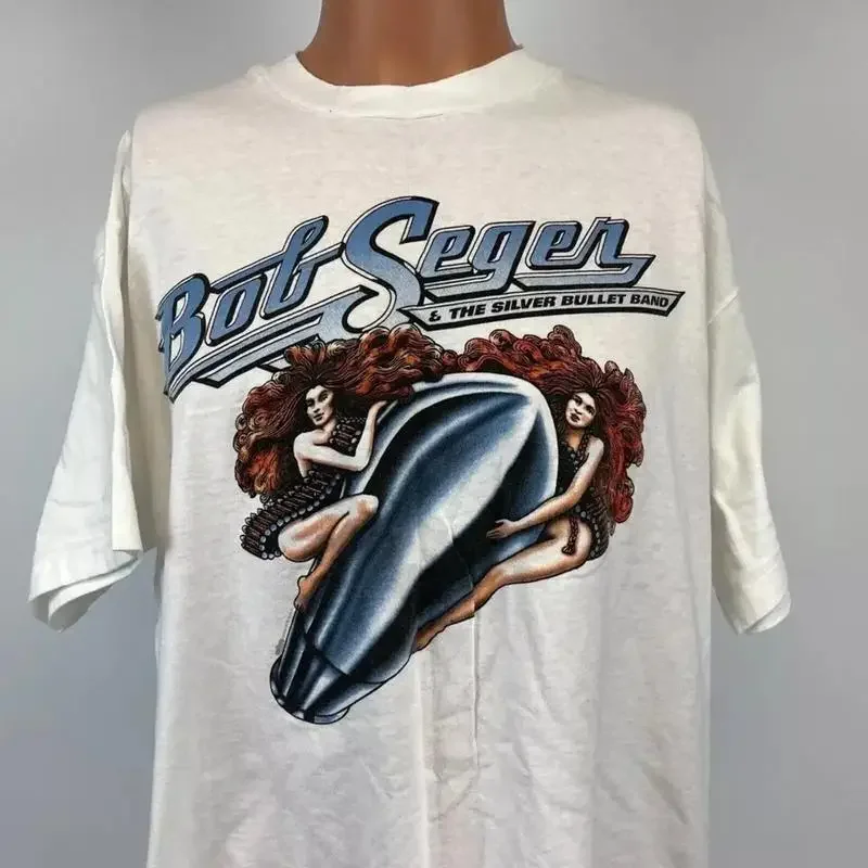 Bob Seger And The Silver Bullet Band North American Tour T Shirt Cotton
