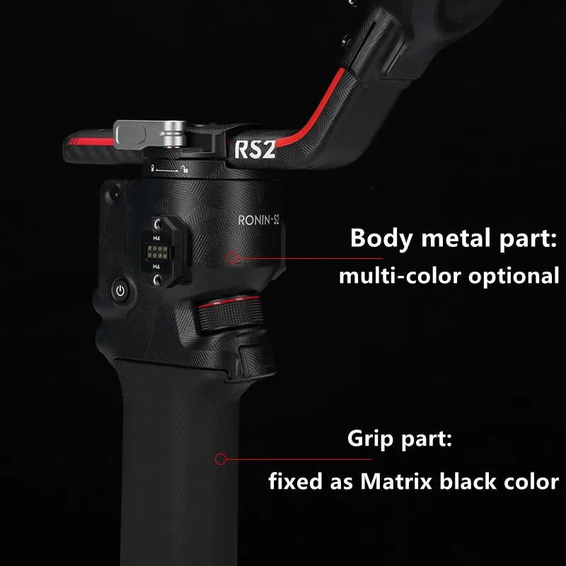 Para dji rs2 anti-risco adesivo casaco envoltório película protetora protetor do corpo capa de pele ronins2 rs2 estabilizador adesivos filme