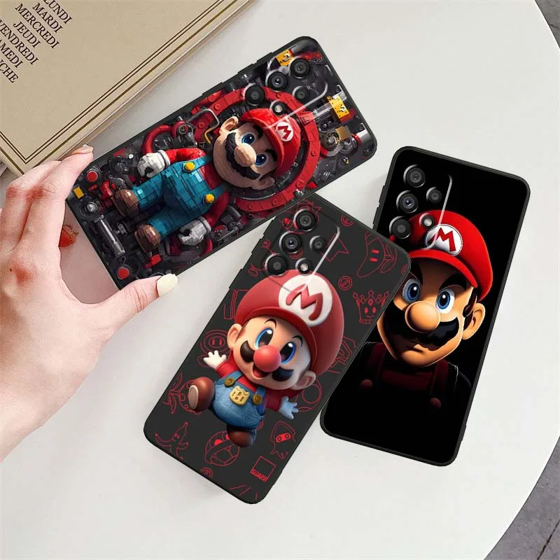 

Cool M-Marios Popular Art For Samsung A73 A72 A71 A55 A54 A53 A52 A51 A13 A22 A16 A15 A05s A14 A05 A06 5G Black Phone Case