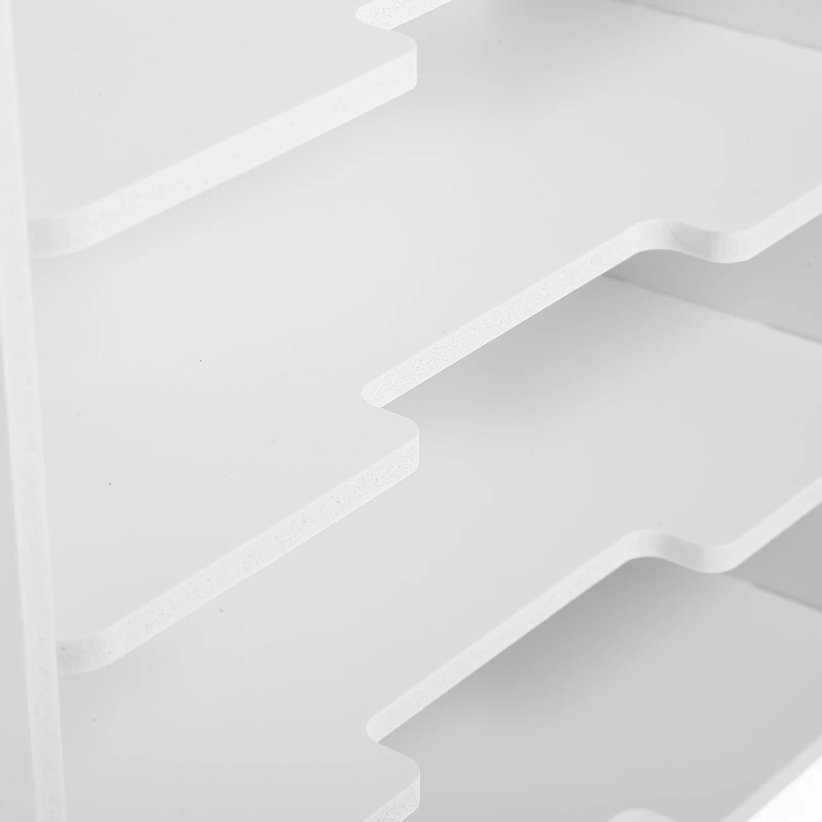 

Wood-Plastic Composite Desktop File Organizer Multi-Tier Stackable Document Storage Rack A4 Paper Stand Office Desk Holder