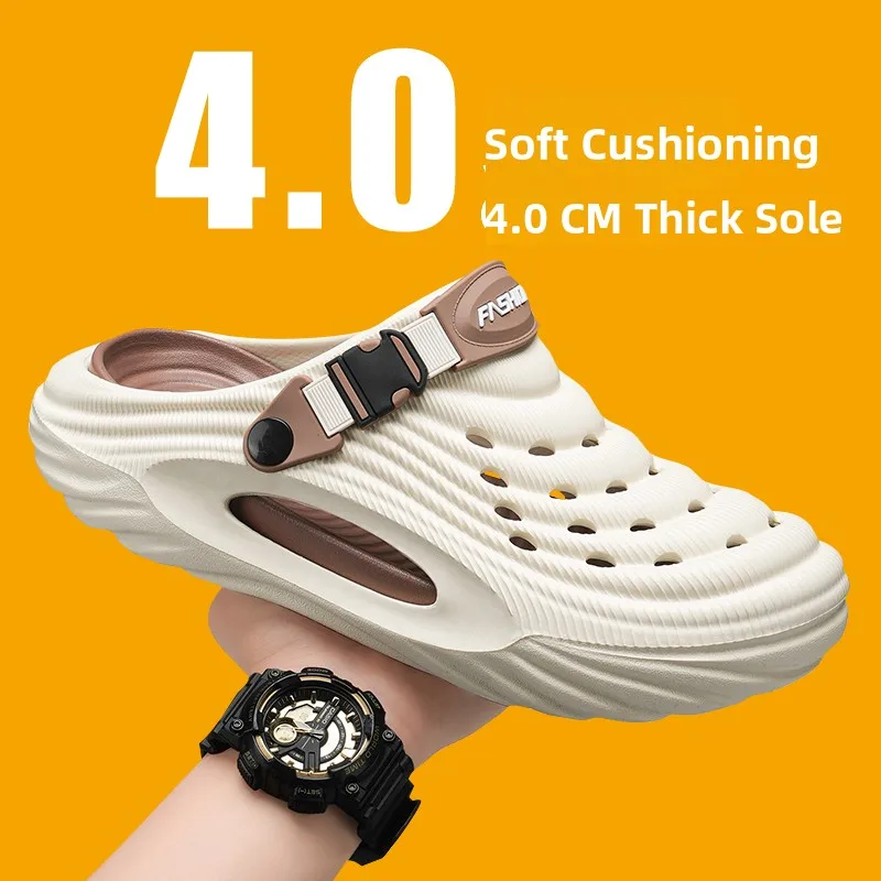 

Men's EVA Sandals Summer Outdoor Sports Beach oes Anti-slip Soft Bot Clog oes Breathable Slip-On Casual Footwear