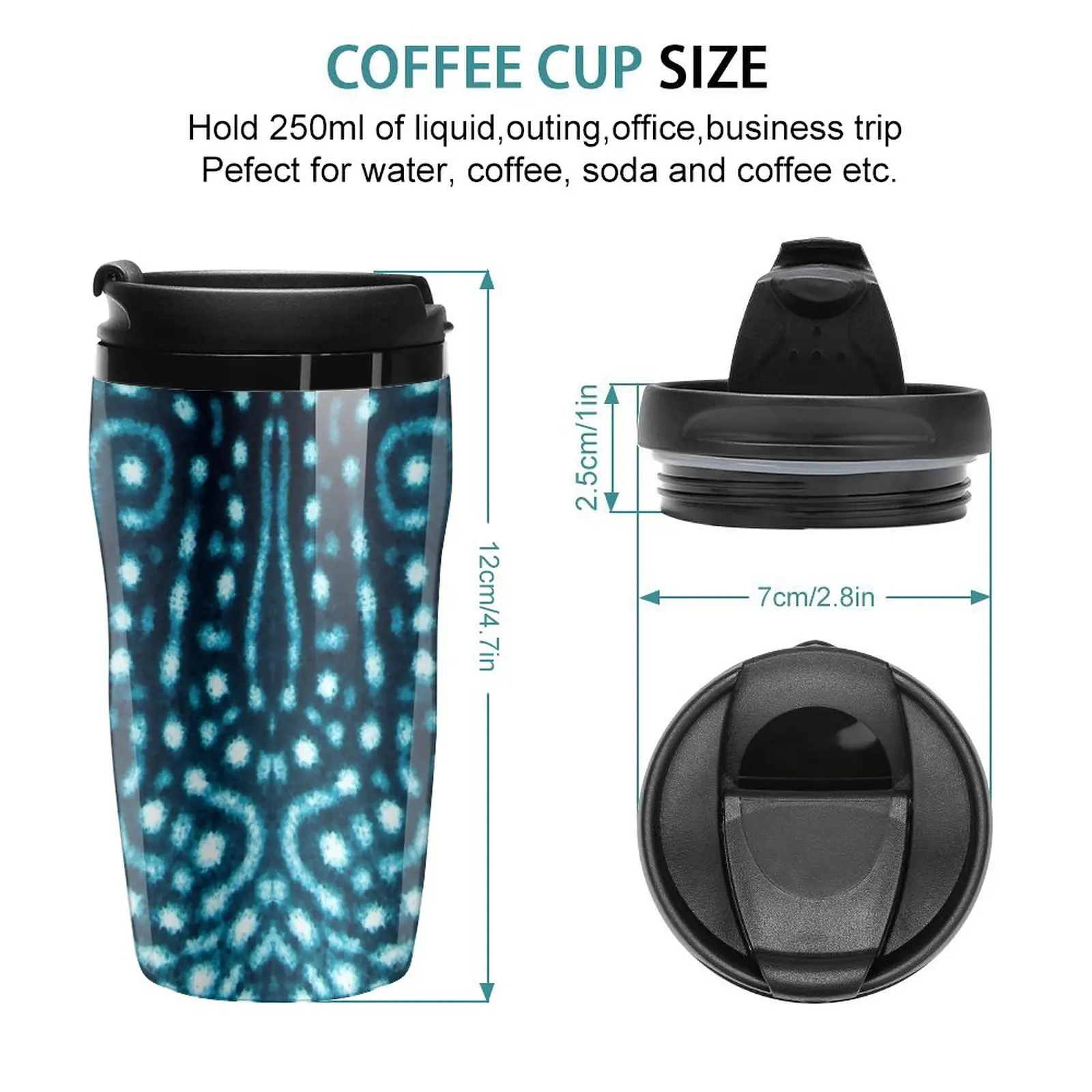 New whale shark spots Travel Coffee Mug Coffee Cup Heat Preservation Coffee Bottle Cup Coffe