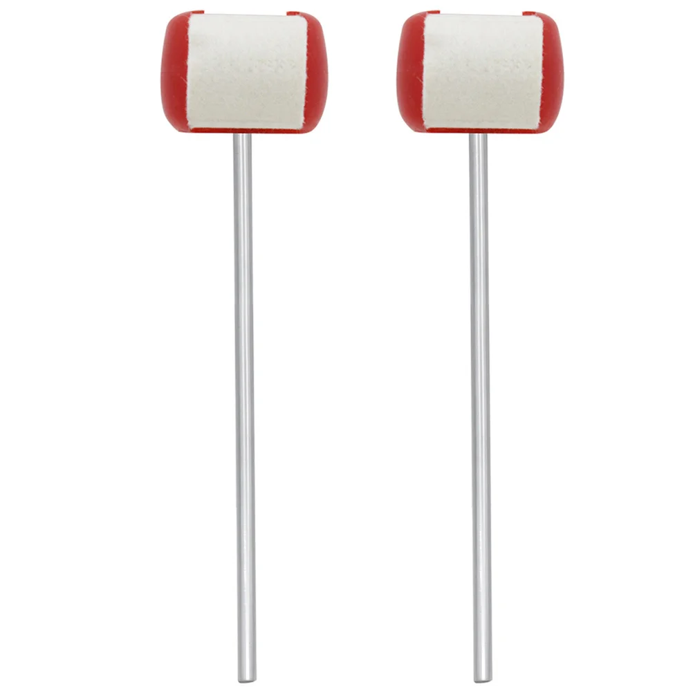 

2 pcs Felt Beater For Kick Drum Pedal Replacement Bass Drum Set Accessories Percussion Instrument Parts Hardware