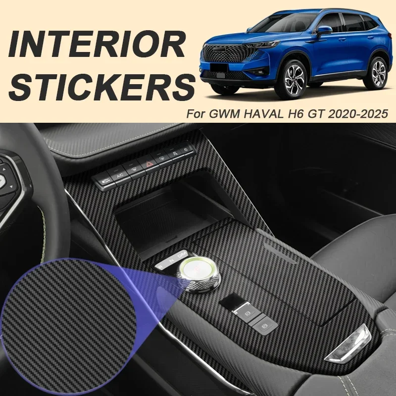 Car Interior Sticker Lifting Window Panel Decal Scratch-Resistant Protective Film For GWM HAVAL H6 GT 2020-2025 Accessories
