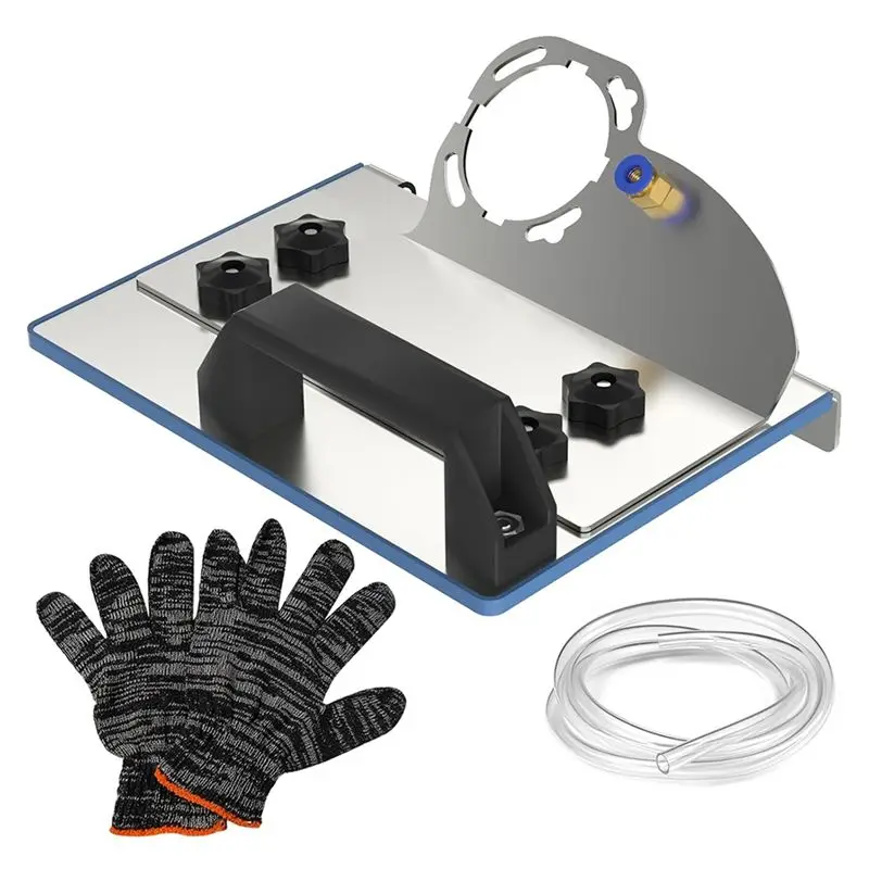 

AT53 Подставка для угловой шлифовальной машины для плитки 45 ° Инструмент для снятия фаски шлифовальной машины, инструмент для угловой шлифовальной машины для камня для резки угла 100 типа