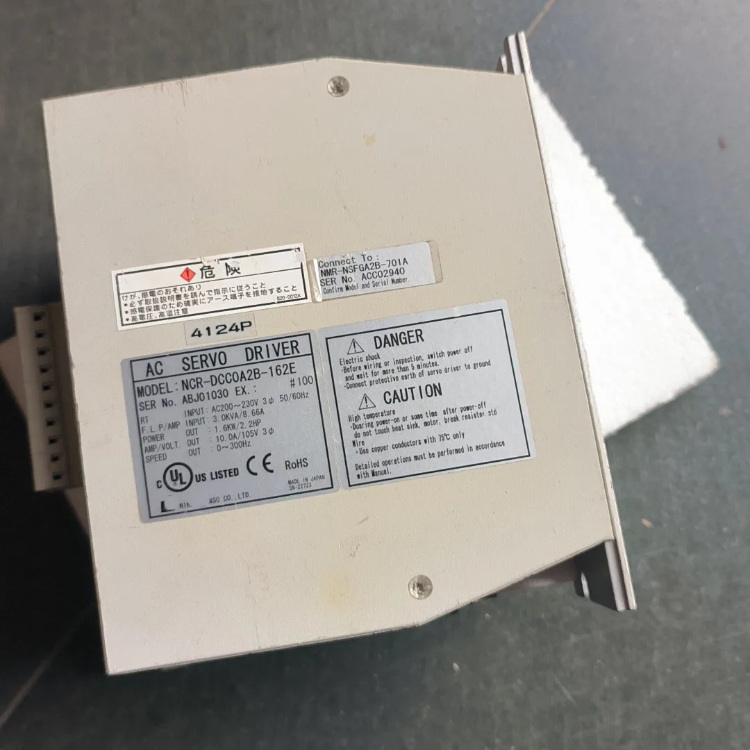 NCR-DCC0A2B-162E محرك سيرفو لنيكي دينسو NCR-DCC0A2B-162E