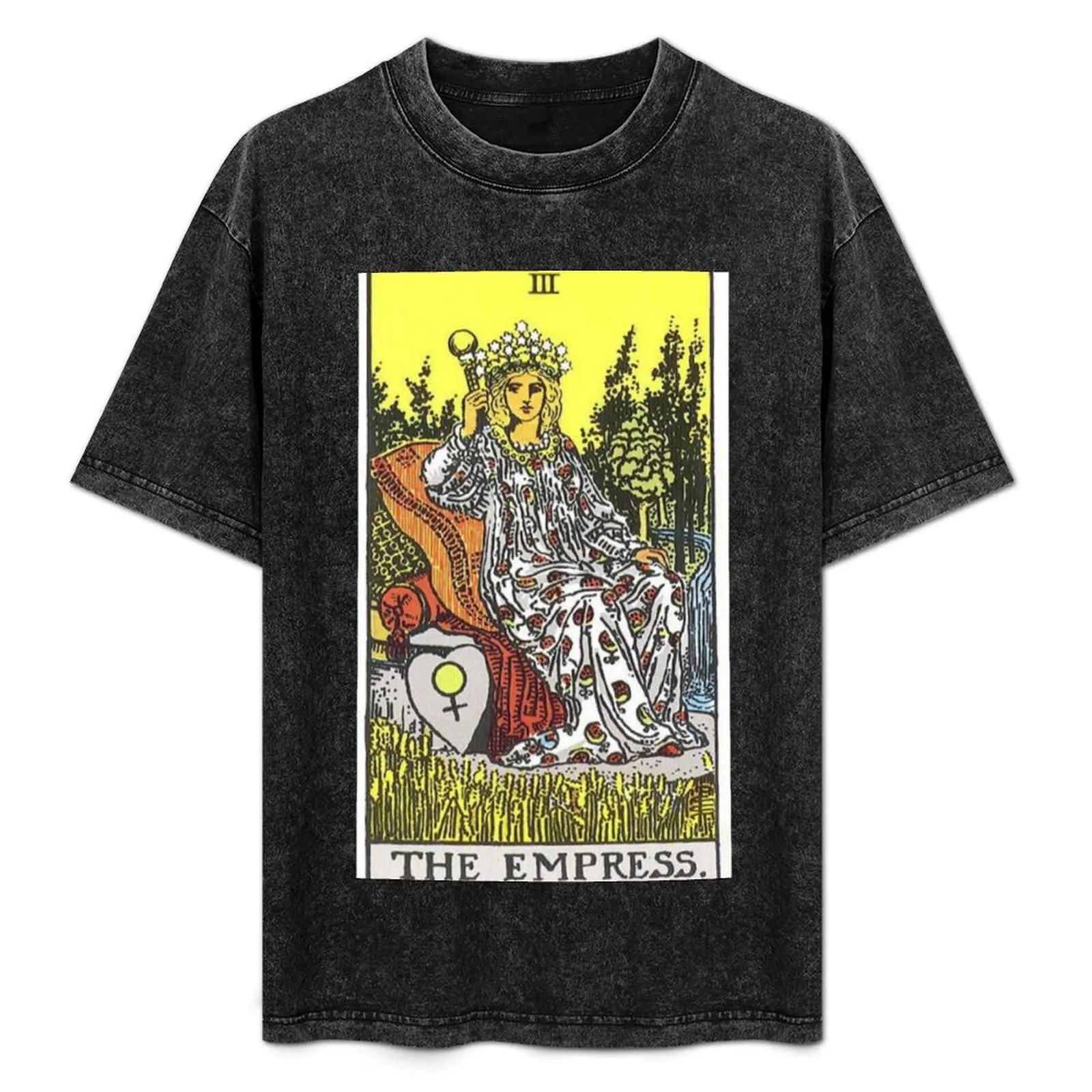 

The Empress Tarot T-Shirt new edition customs design your own Short sleeve tee men