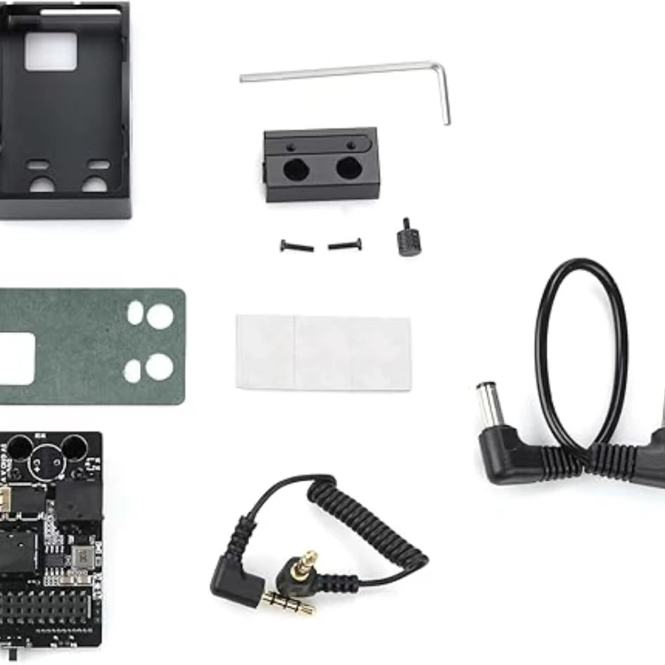Aluminum Alloy External Analog 5.8G RX Port 3.0 Receiver Module Set Adapter Board Replacement for DJI FPV Goggles V2 Glasses