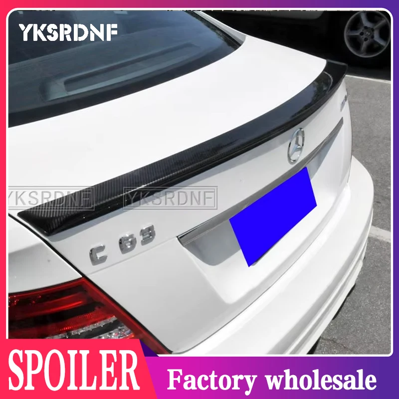 

YKSRDNF Spoiler for Mercedes Benz W204 Coupe 2 Doors C-Class C180K C200 2008-2014 Car Tail Wing Decoration Rear Trunk Spoiler